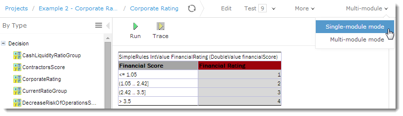 Single-Module and Multi-Module Modes