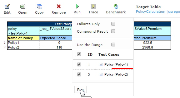 Test Table IDs