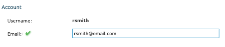 Email Verification Indicator